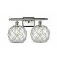 thumbnail image 1 of Innovations Lighting - Farmhouse Rope - 2 Light Bath Vanity In Industrial, 1 of 2