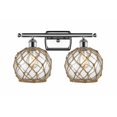 thumbnail image 1 of Innovations Lighting - Farmhouse Rope - 2 Light Bath Vanity In Industrial, 1 of 2