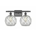 thumbnail image 1 of Innovations Lighting - Farmhouse Rope - 2 Light Bath Vanity In Industrial, 1 of 2