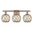thumbnail image 1 of Innovations Lighting - Farmhouse Rope - 3 Light Bath Vanity In Industrial, 1 of 2