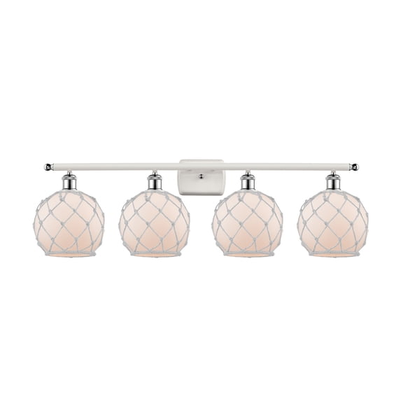 Innovations Lighting - Farmhouse Rope - 36 Inch 14W 4 LED Bath Vanity