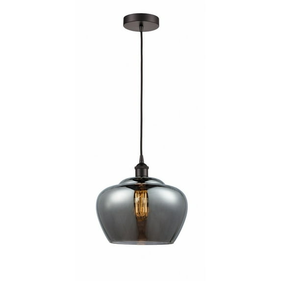 616-1P-OB-G93-L Innovations Lighting Fenton - 1 Light Mini Pendant In Industrial Style-11.5 Inches Tall and 11 Inches Wide-Oil Rubbed Bronze