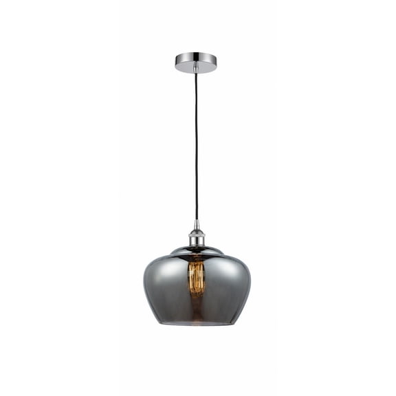 616-1P-PC-G93-L Innovations Lighting Fenton - 1 Light Mini Pendant In Industrial Style-11.5 Inches Tall and 11 Inches Wide-Polished Chrome