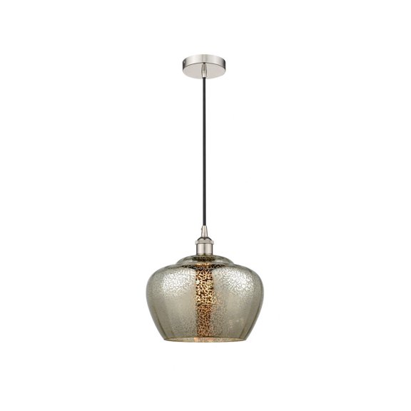 616-1P-PN-G96-L Innovations Lighting Fenton - 1 Light Mini Pendant In Industrial Style-11.5 Inches Tall and 11 Inches Wide-Polished Nickel