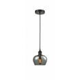thumbnail image 1 of 616-1P-BK-G93 Innovations Lighting Fenton - 1 Light Mini Pendant In Industrial Style-8.25 Inches Tall and 6.5 Inches Wide-Matte Black Finish-Plated, 1 of 2