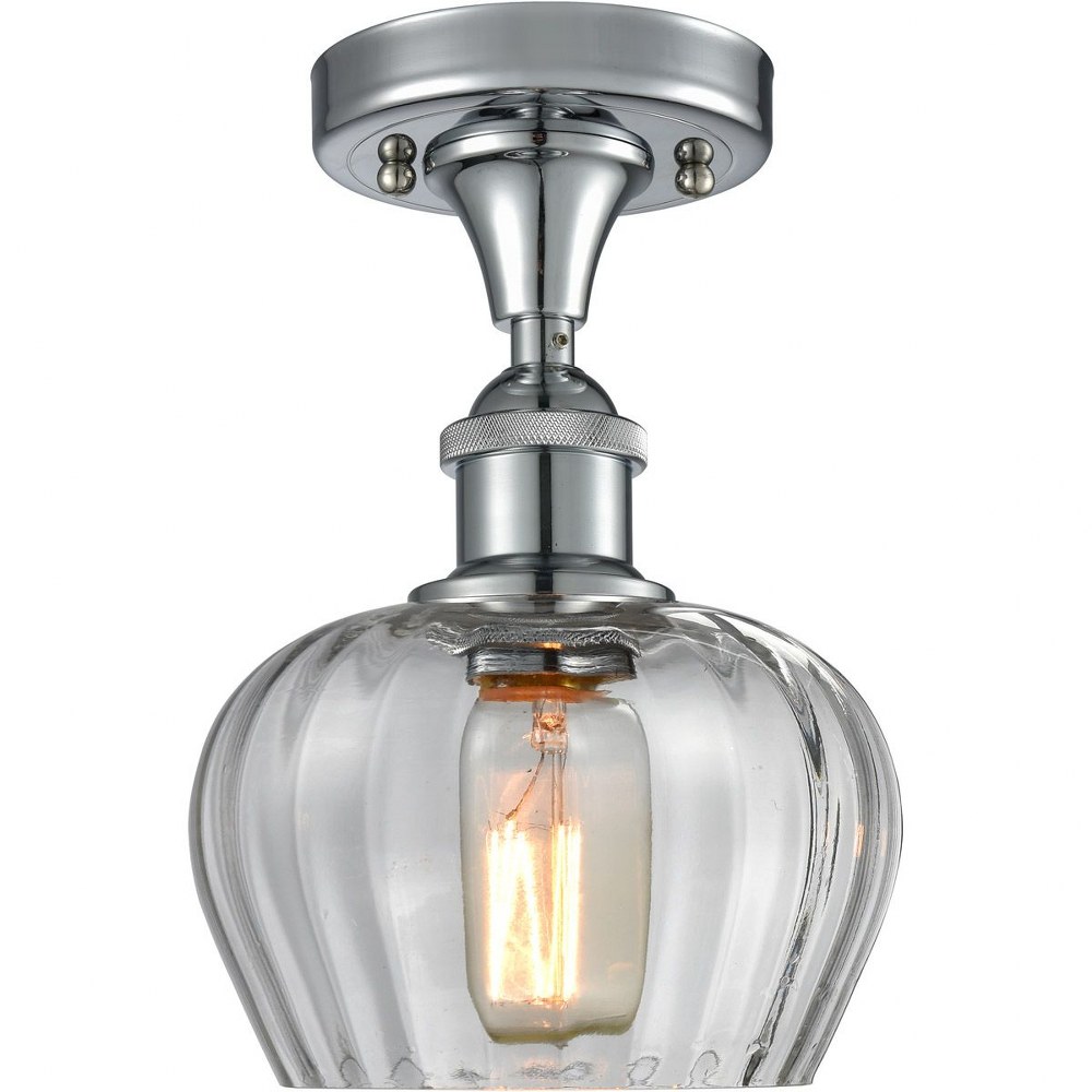 Innovations Lighting FentonOne Light SemiFlush Mount6.5 Inches