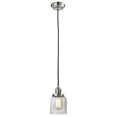 thumbnail image 1 of Innovations Lighting  Franklin Restoration Bell - 1 Light 5" Cord Hung Mini Pendant Clear/Polished Nickel, 1 of 5