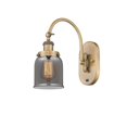 thumbnail image 1 of Innovations Lighting  Franklin Restoration Bell - 1 Light 5" Sconce - Arm Swivels Side To Side Brushed Brass/Plated Smoke, 1 of 5