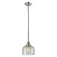 thumbnail image 1 of Innovations Lighting  Franklin Restoration Bell - 1 Light 8" Cord Hung Mini Pendant Polished Nickel/Seedy, 1 of 5
