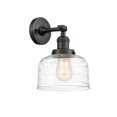 thumbnail image 1 of Innovations Lighting  Franklin Restoration Bell 1 Light 8" Sconce Matte Black, 1 of 5