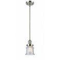 thumbnail image 1 of Innovations Lighting  Franklin Restoration Canton - 1 Light 5" Stem Hung Mini Pendant Polished Nickel/Seedy, 1 of 5
