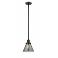 thumbnail image 1 of Innovations Lighting  Franklin Restoration Cone - 1 Light 8" Stem Hung Mini Pendant Oil Rubbed Bronze/Plated Smoke, 1 of 2
