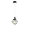 thumbnail image 1 of Innovations Lighting  Franklin Restoration Oxford - 1 Light 8" Cord Hung Mini Pendant Oil Rubbed Bronze/Seedy, 1 of 5