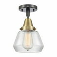 thumbnail image 1 of Innovations Lighting - Fulton - 1 Light Flush Mount  Black Antique Brass Finish, 1 of 1
