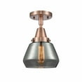 thumbnail image 1 of Innovations Lighting - Fulton-1 Light Flush Mount in Industrial Style   Antique, 1 of 1
