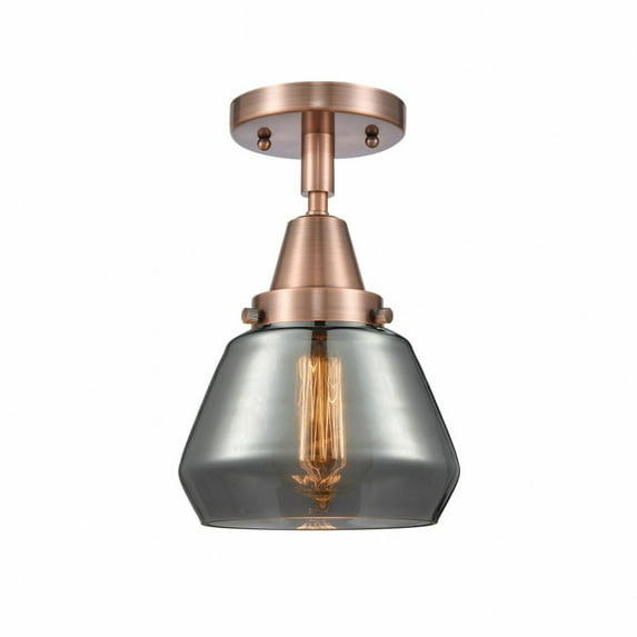 Innovations Lighting - Fulton-1 Light Flush Mount in Industrial Style Antique