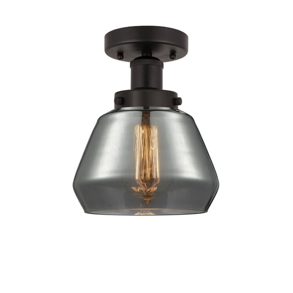 Innovations Lighting - Fulton - 1 Light Semi-Flush Mount In Industrial