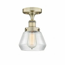 Innovations Lighting - Fulton - 1 Light Semi-Flush Mount In Industrial