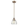 thumbnail image 1 of 201S-AC-G172 Innovations Lighting Fulton - 1 Light Stem Hung Mini Pendant In Industrial Style-9 Inches Tall and 7 Inches Wide-Antique Copper, 1 of 2