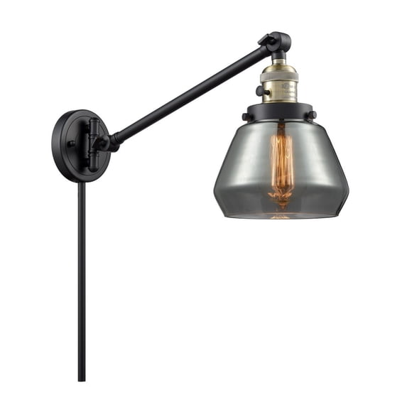 Innovations Lighting - Fulton - 1 Light Swing Arm Wall Sconce In Industrial