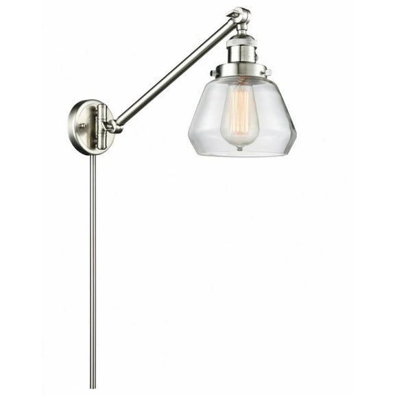Innovations Lighting - Fulton - 1 Light Swing Arm Wall Sconce In Industrial