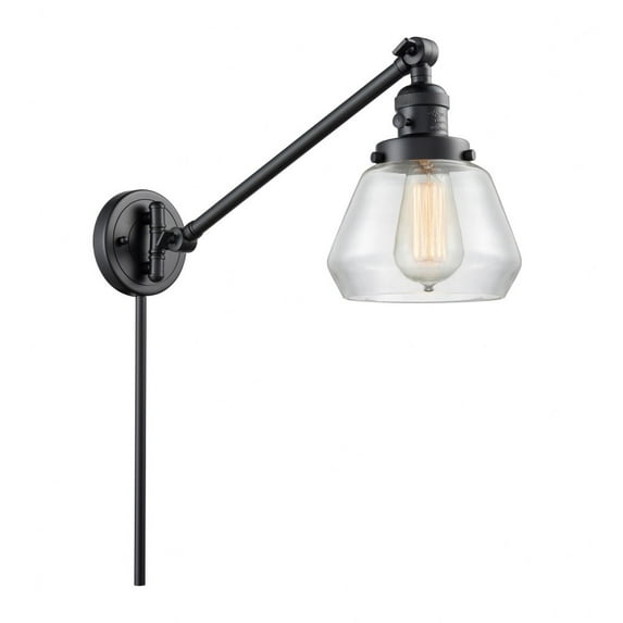 Innovations Lighting - Fulton - 1 Light Swing Arm Wall Sconce In Industrial