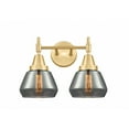 thumbnail image 1 of 447-2W-SG-G173 Innovations Lighting Fulton - 2 Light Bath Vanity-10.5 Inches Tall and 15.75 Inches Wide-Satin Gold Finish-Light Smoke Glass Color, 1 of 1