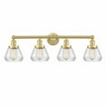 thumbnail image 1 of 616-4W-SG-G172 Innovations Lighting Fulton - 4 Light Bath Vanity In Modern Style-10 Inches Tall and 33.5 Inches Wide-Satin Gold Finish-Clear Glass, 1 of 2