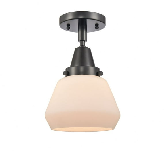 Innovations Lighting - Fulton - 7 Inch 3.5W 1 LED Flush Mount Matte Black