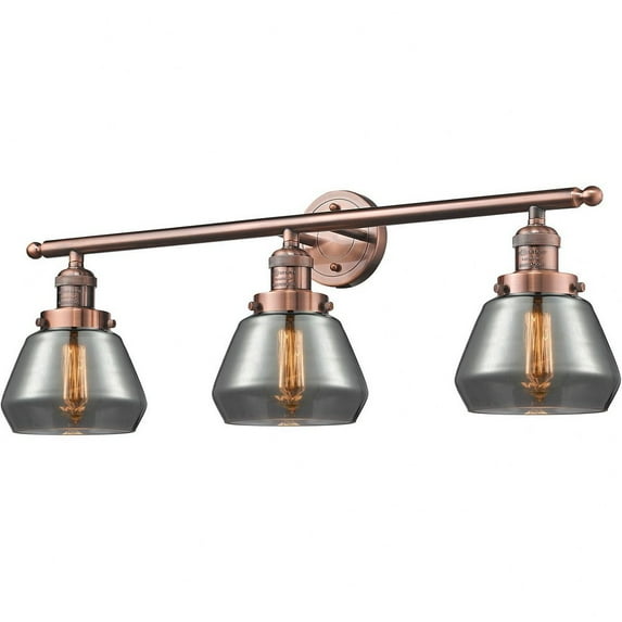 Innovations Lighting - Fulton-Three Light Wall Bracket-30 Inches Wide by 10