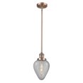 thumbnail image 1 of 201S-AC-G165 Innovations Lighting Geneseo - 1 Light Stem Hung Mini Pendant In Industrial Style-8.5 Inches Tall and 6.5 Inches Wide-Antique Copper, 1 of 3
