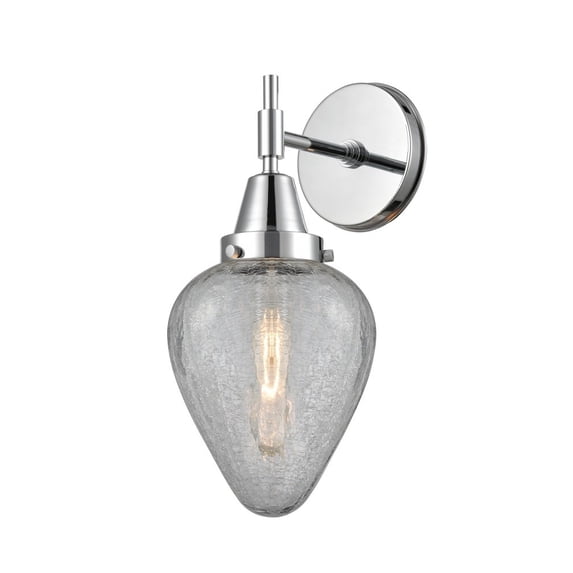 447-1W-PC-G165 Innovations Lighting Geneseo - 1 Light Wall Sconce-14 Inches Tall and 6.5 Inches Wide-Polished Chrome Finish-Clear Crackled Glass Color