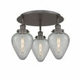 thumbnail image 1 of Innovations Lighting  Geneseo - 3 Light 18" Flush Mount Oil Rubbed Bronze, 1 of 5