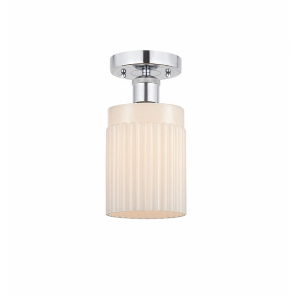 Innovations Lighting - Hadley - 1 Light Semi-Flush Mount In Art Deco Style-9.75