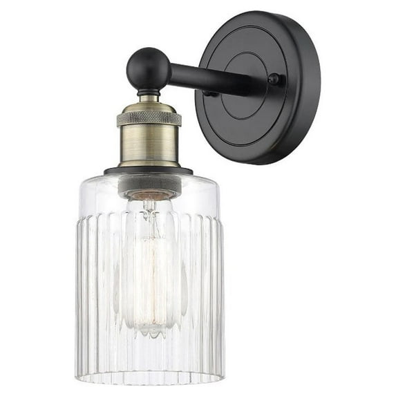 616-1W-BAB-G342 Innovations Lighting Hadley - 1 Light Wall Sconce In Modern Style-11.5 Inches Tall and 4.5 Inches Wide-Black Antique Brass