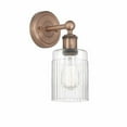 thumbnail image 1 of 616-1W-AC-G342 Innovations Lighting Hadley - 1 Light Wall Sconce In Modern Style-11.5 Inches Tall and 4.5 Inches Wide-Antique Copper Finish-Clear, 1 of 2
