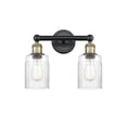 thumbnail image 1 of 616-2W-BAB-G342 Innovations Lighting Hadley - 2 Light Bath Vanity In Modern Style-11.5 Inches Tall and 13.5 Inches Wide-Black Antique Brass, 1 of 2