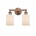 thumbnail image 1 of 616-2W-AC-G341 Innovations Lighting Hadley - 2 Light Bath Vanity In Modern Style-11.5 Inches Tall and 13.5 Inches Wide-Antique Copper Finish-Matte, 1 of 2