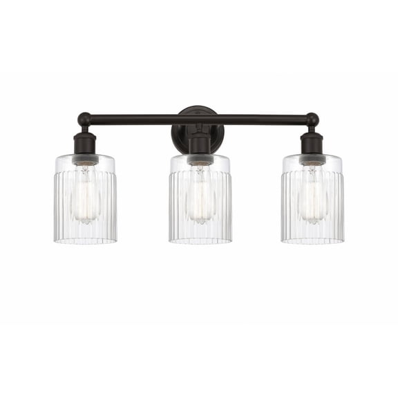 Innovations Lighting - Hadley - 3 Light Bath Vanity In Art Deco Style-11.5
