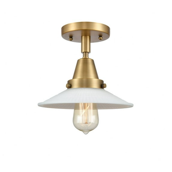 Innovations Lighting - Halophane-1 Light Flush Mount in Industrial Style