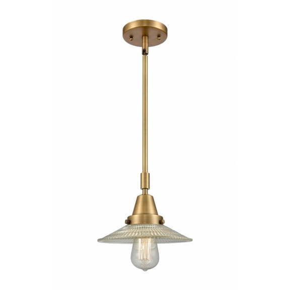 Innovations Lighting - Halophane - 1 Light Mini Pendant Brushed Brass Finish