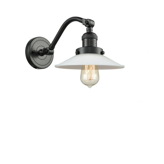 Innovations Lighting - Halophane - 1 Light Wall Sconce In Industrial Style-11.5