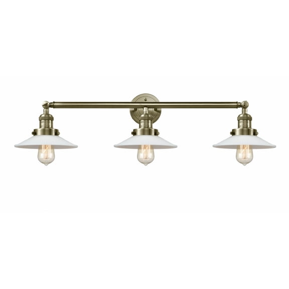 Innovations Lighting - Halophane - 3 Light Bath Vanity In Industrial Style-10