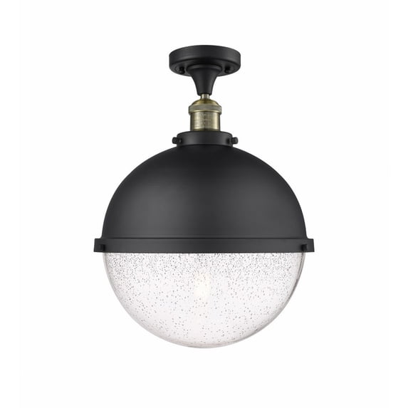 Innovations Lighting - Hampden-3.5W 1 LED Semi-Flush Mount in Industrial Style