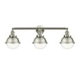 thumbnail image 1 of Innovations Lighting  Hampden 3 Light 34" Bath Vanity Light Clear/Brushed Satin Nickel, 1 of 5