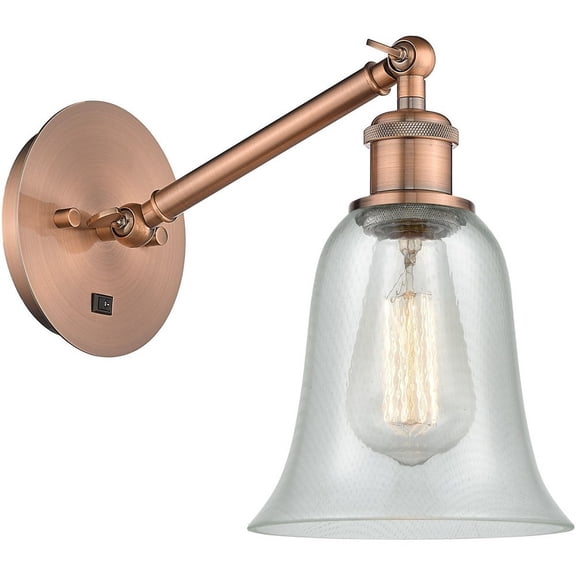 Innovations Lighting - Hanover - 1 Light Wall Sconce In Industrial Style-13.38