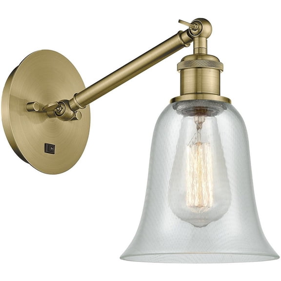 Innovations Lighting - Hanover - 1 Light Wall Sconce In Industrial Style-13.38