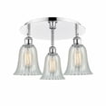 thumbnail image 1 of 516-3C-PC-G2811-Innovations Lighting-Hanover - 3 Light Flush Mount In Industrial Style-9.88 Inches Tall and 18 Inches Wide-Polished Chrome, 1 of 5