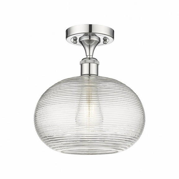 Innovations Lighting - Ithaca - 1 Light Semi-Flush Mount In Industrial
