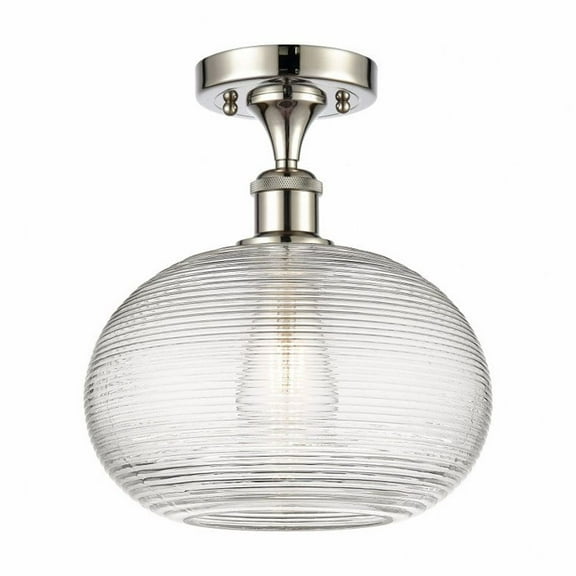 Innovations Lighting - Ithaca - 1 Light Semi-Flush Mount In Industrial